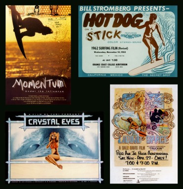 "Hot Dogger on a Stick" 1962 surf movie poster
